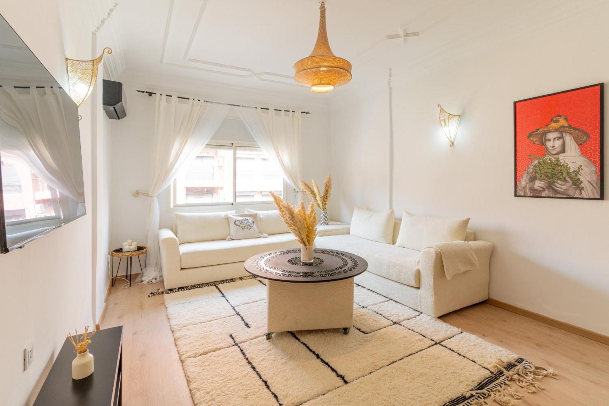 Appartement Centre Marrakech Gueliz - Cool & Cozy Apartment For A Family Stay In The Heart Of The City マラケシュ エクステリア 写真
