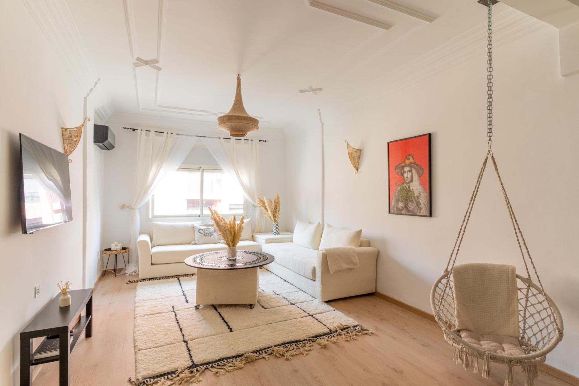 Appartement Centre Marrakech Gueliz - Cool & Cozy Apartment For A Family Stay In The Heart Of The City マラケシュ エクステリア 写真